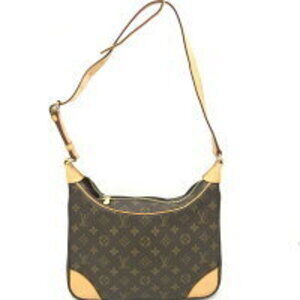Louis Vuitton Botie Shoulder Bag Canvas Leather Monogram Brown